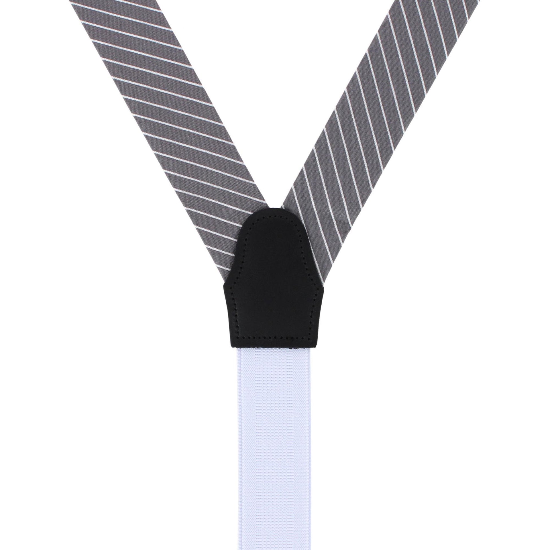 Grey with White Stripe