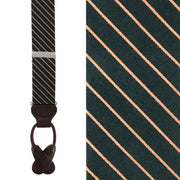 Green with Gold Stripe