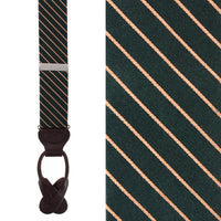 Green with Gold Stripe
