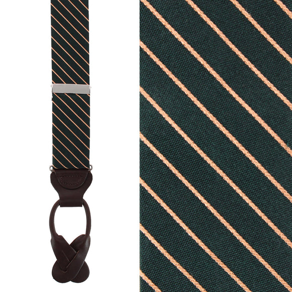 Green with Gold Stripe