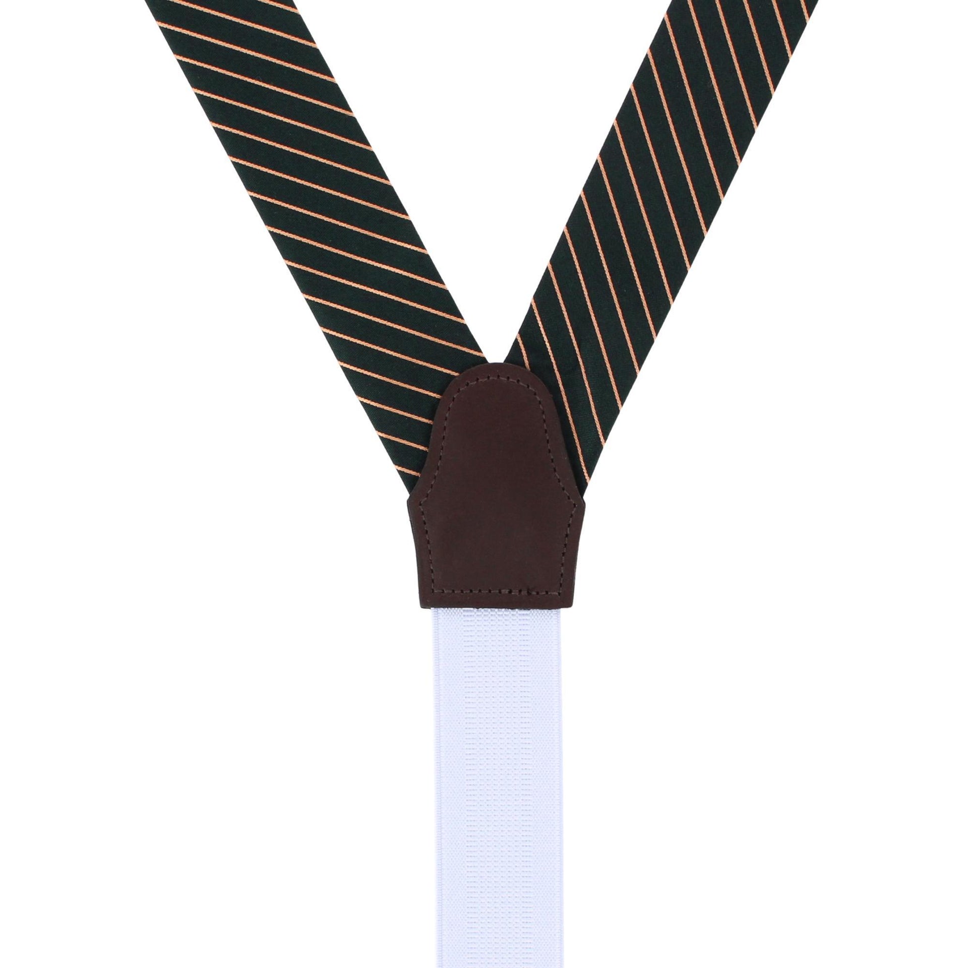 Green with Gold Stripe