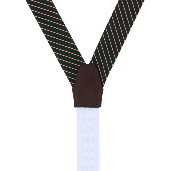 Green with Gold Stripe