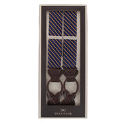 Navy Blue with Gold Stripe