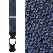 Percival Polka Dot Wool Blend Button End Braces