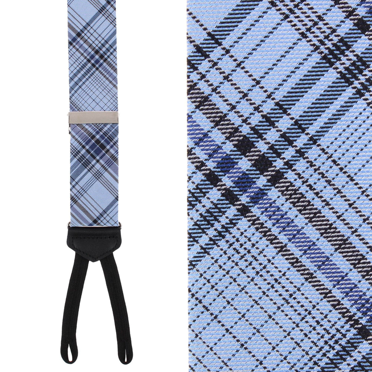 Leander Multi Striped Business Wool Blend Formal End Braces