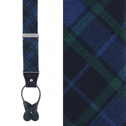 Green and Navy Plaid