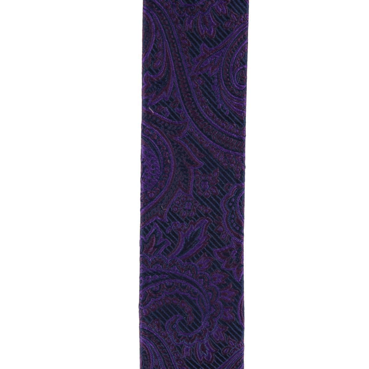 Sobee Silk Button End Braces - Purple