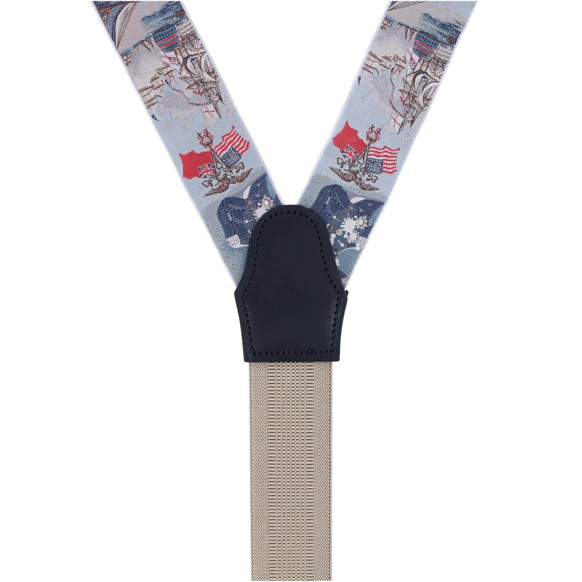 Limited Edition The Commander Woven Silk Formal End Braces - Multiple Colors