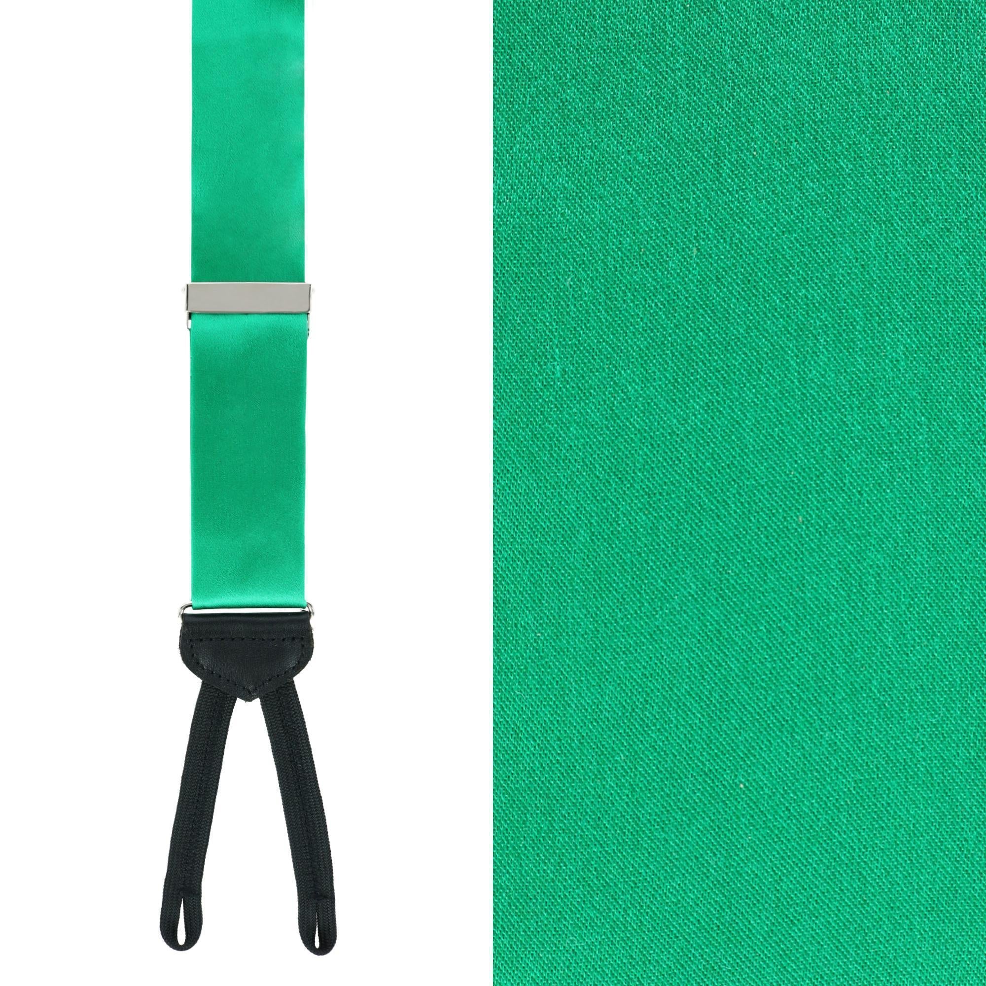Sutton Solid Silk Formal End Braces 35mm Y Back