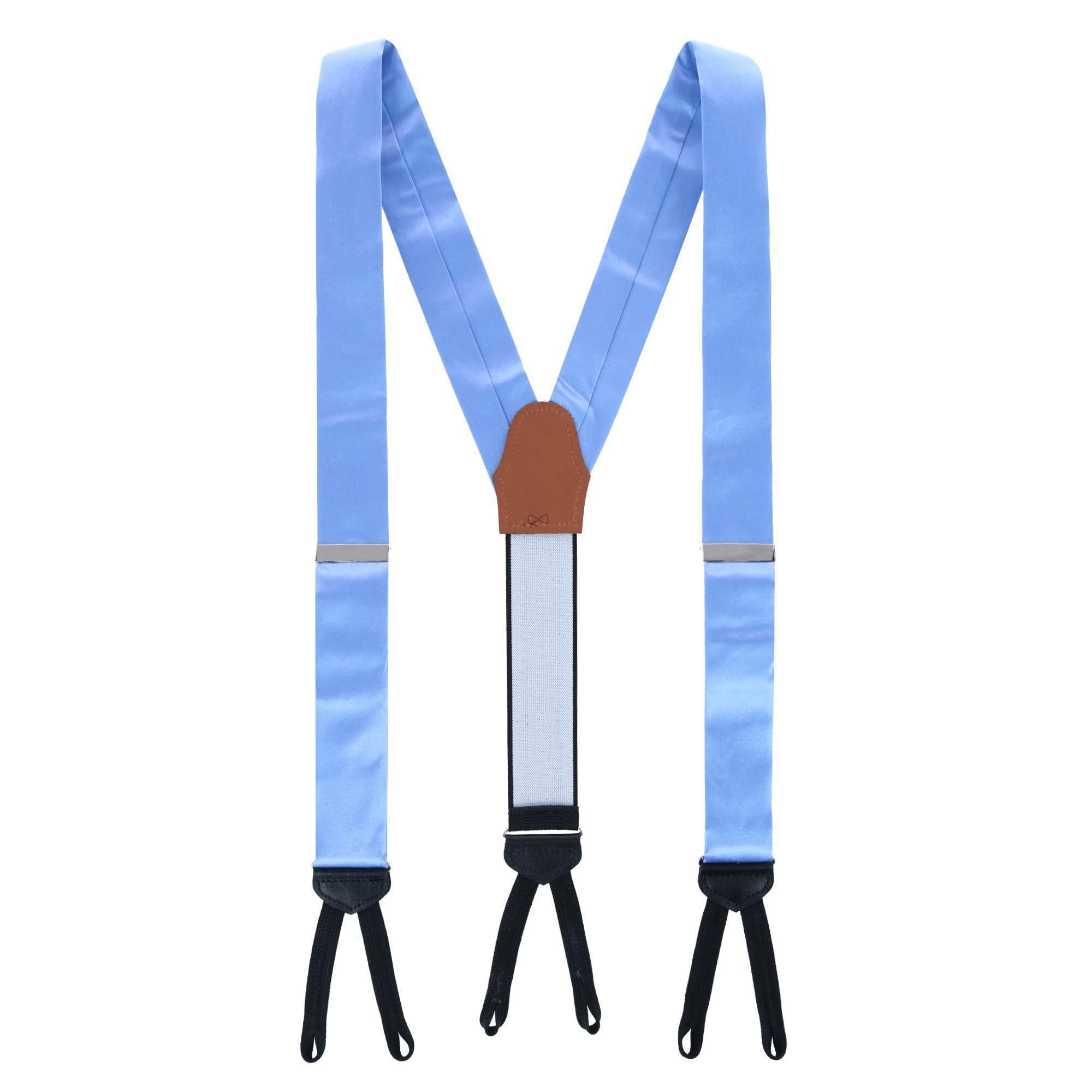 Sutton Solid Color Silk Formal End Braces 35mm Y-Back
