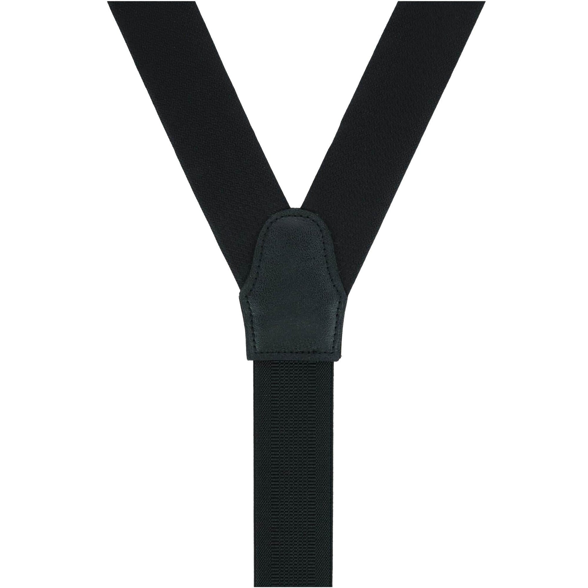 The Monte Bello Interlocked Silk Formal Braces - Black