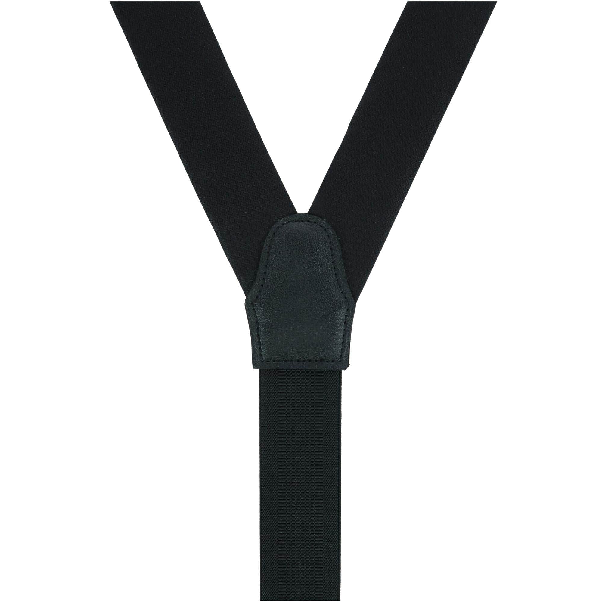 The Monte Bello Interlocked Silk Formal Braces - Black
