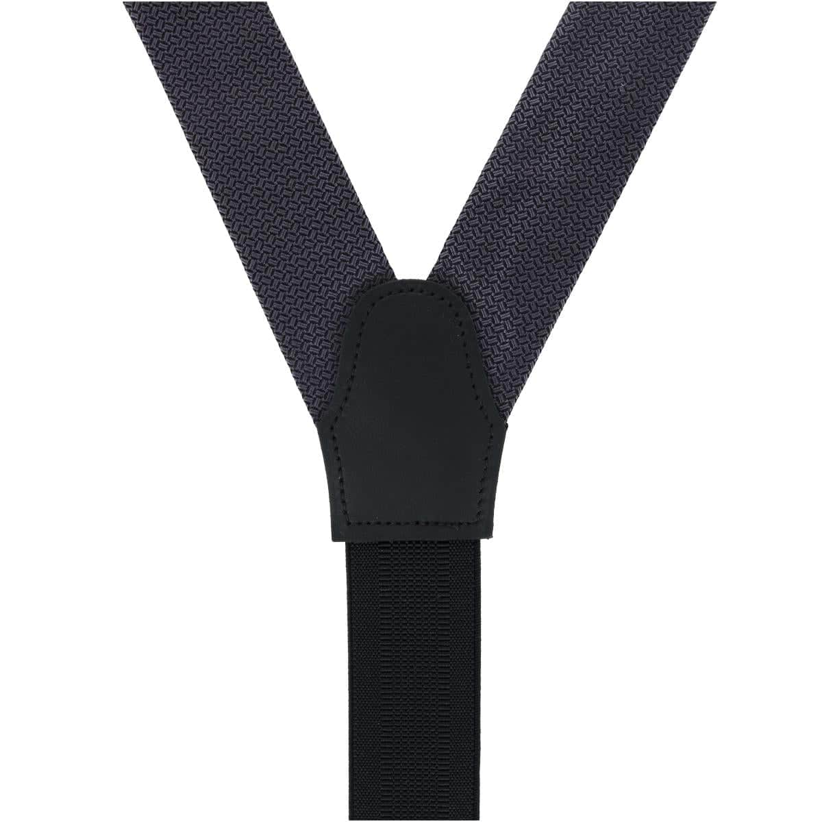 The Monte Bello Interlocked Silk Formal Braces - Graphite