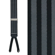Black with Grey Stripe