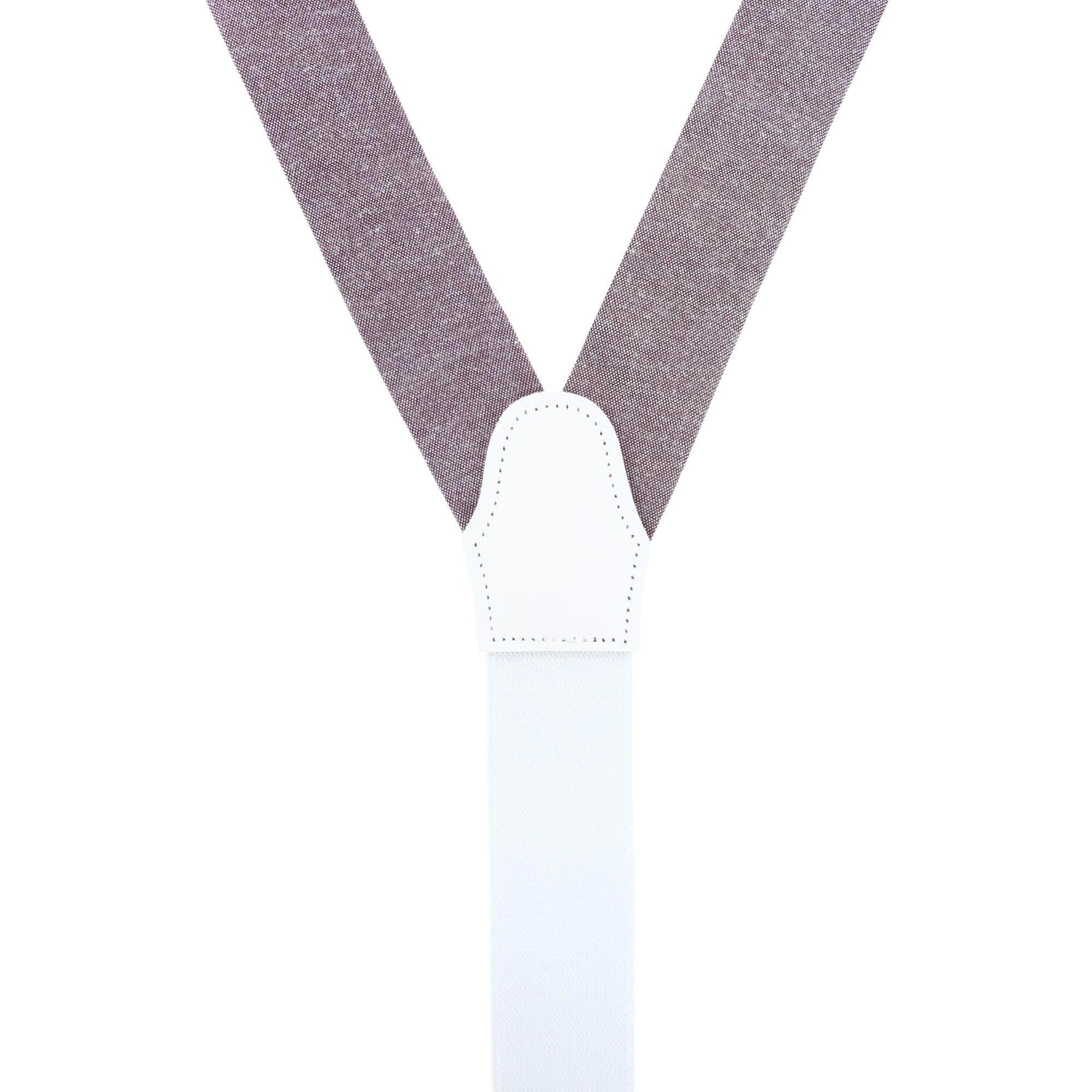 Louisville Chambray Formal End Braces - Purple