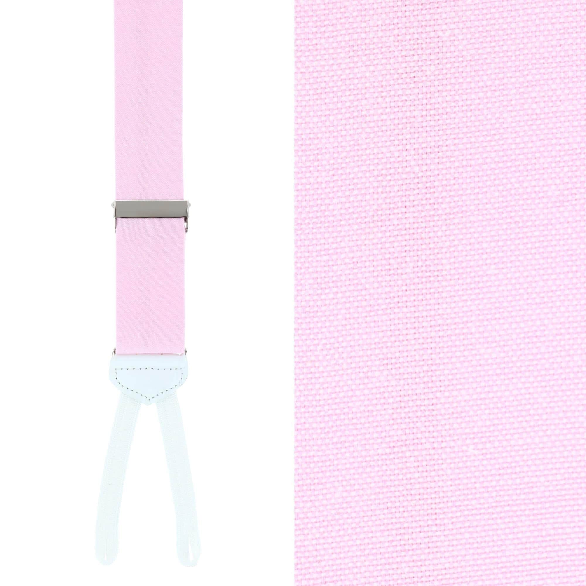 Louisville Chambray Formal End Braces - Pink