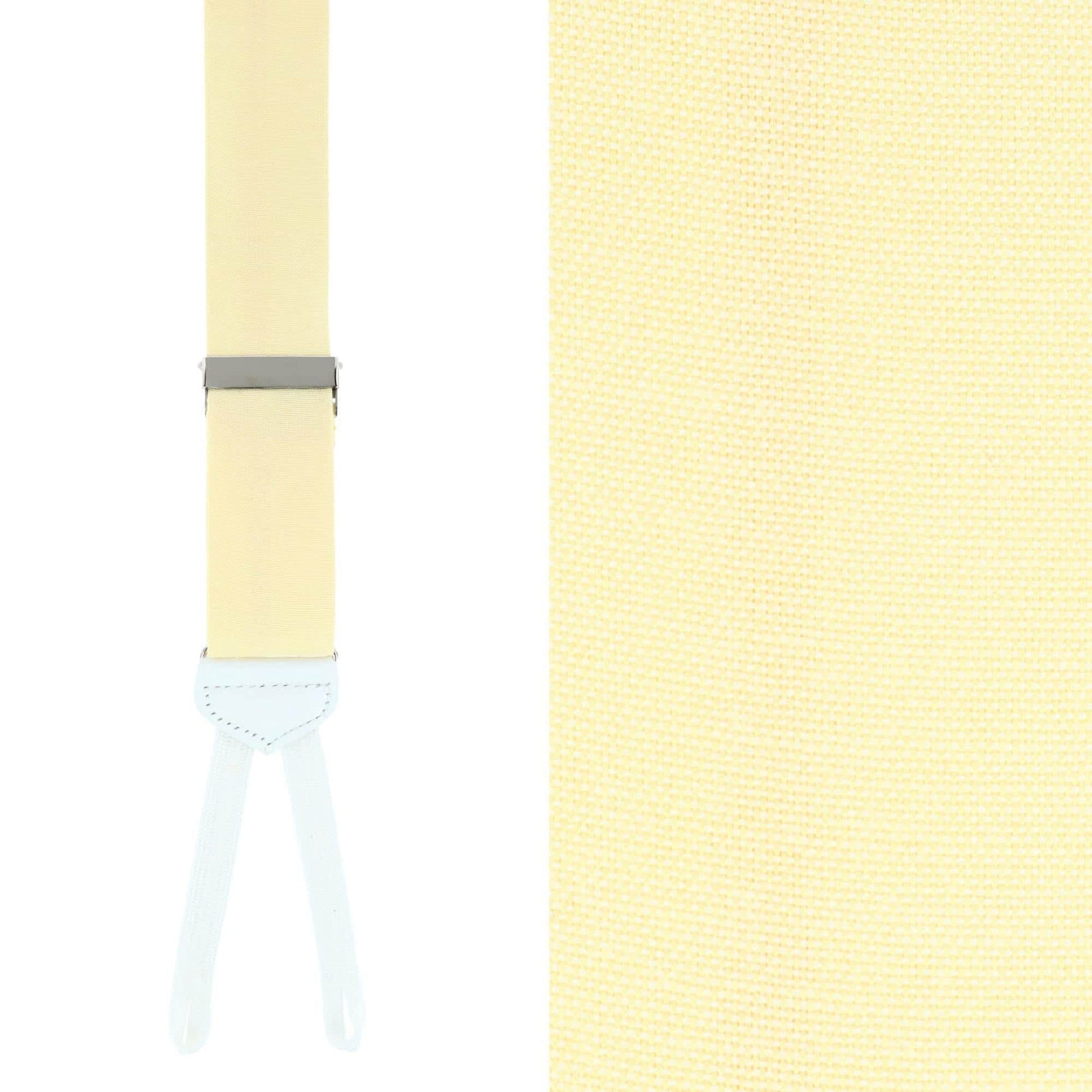 Louisville Chambray Formal End Braces - Yellow