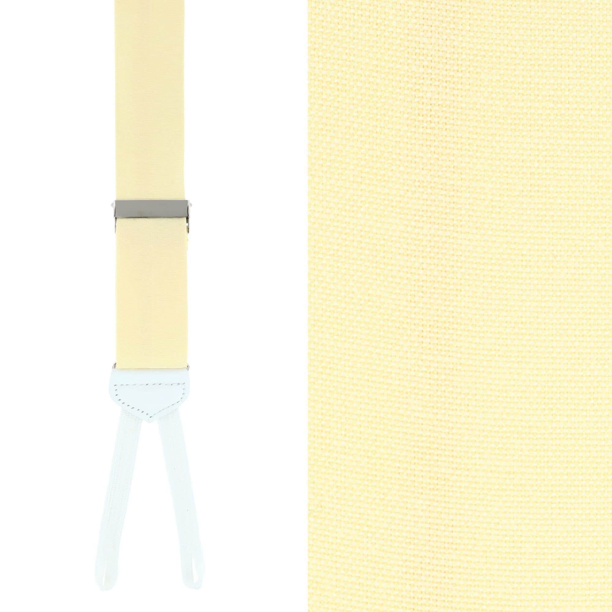 Louisville Chambray Formal End Braces - Yellow