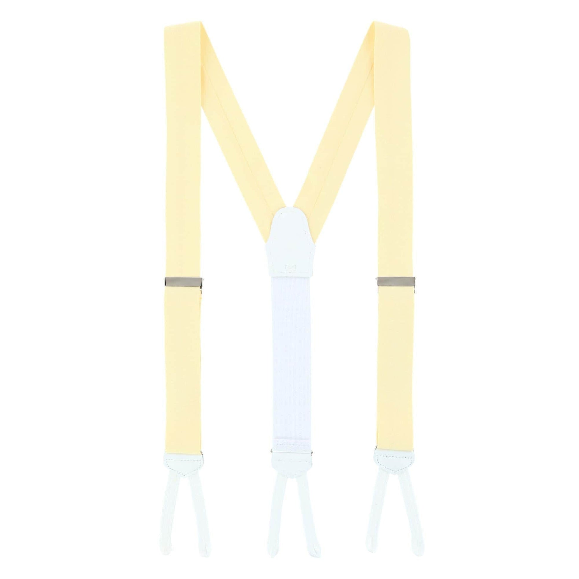 Louisville Chambray Formal End Braces - Yellow