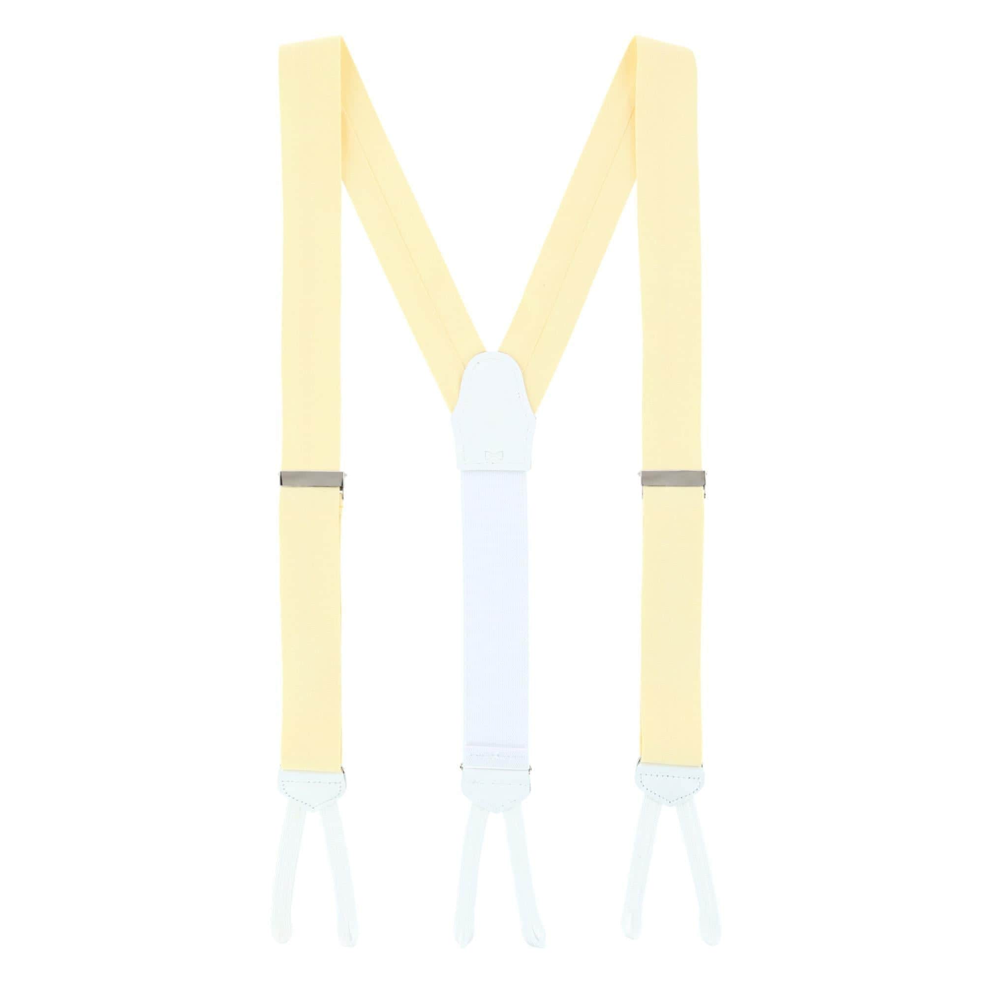 Louisville Chambray Formal End Braces - Yellow