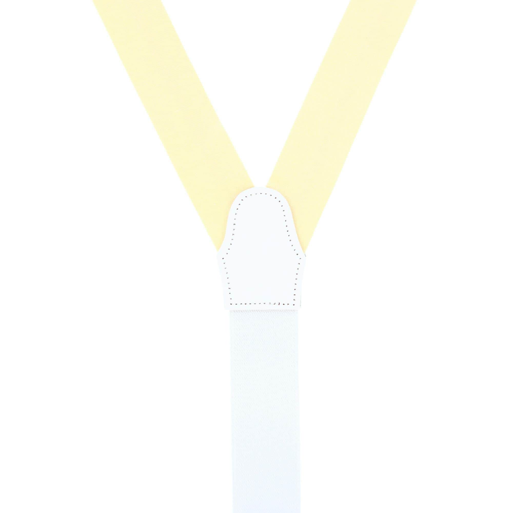 Louisville Chambray Formal End Braces - Yellow