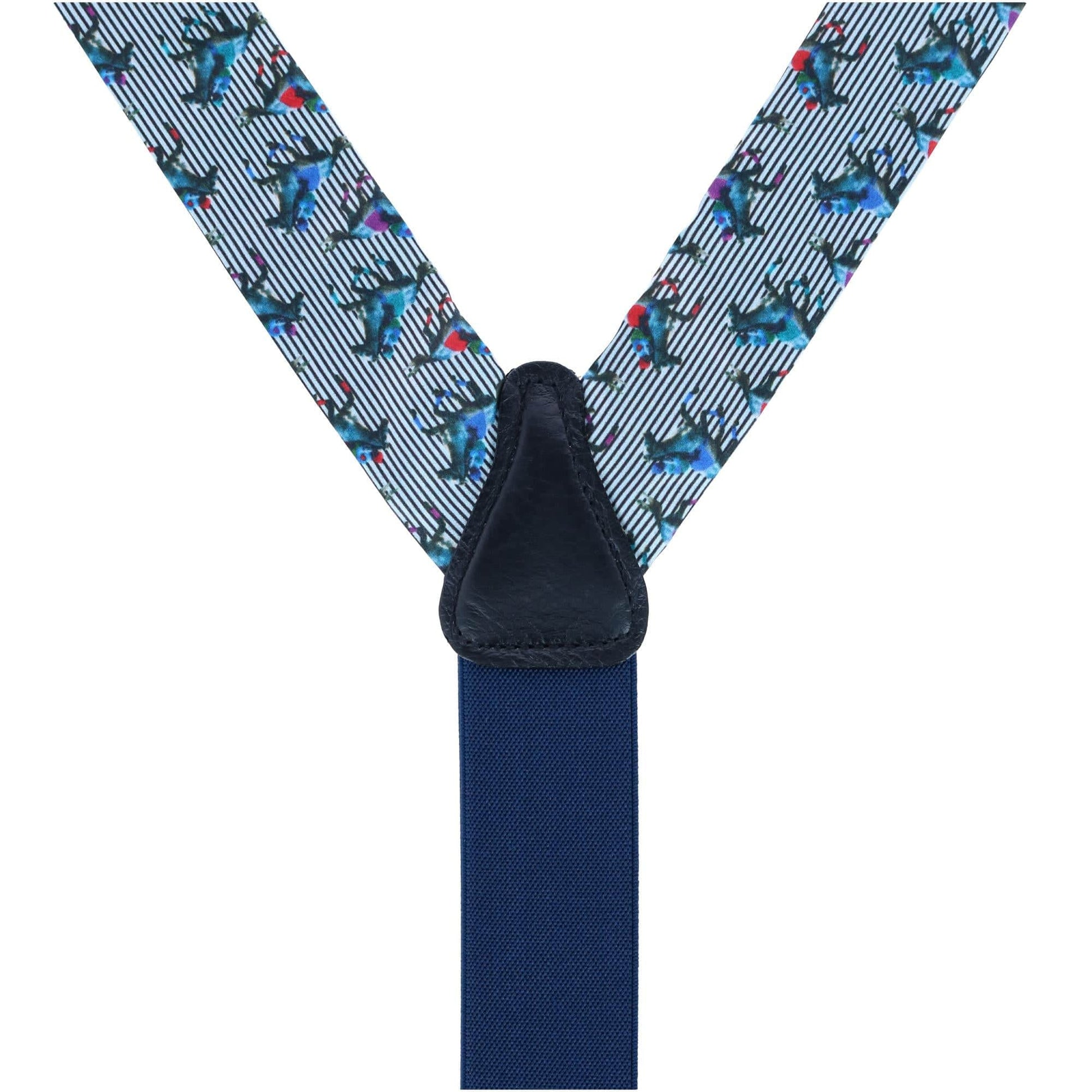 Derby Winning Racehorse Silk Button End Braces - Multiple
