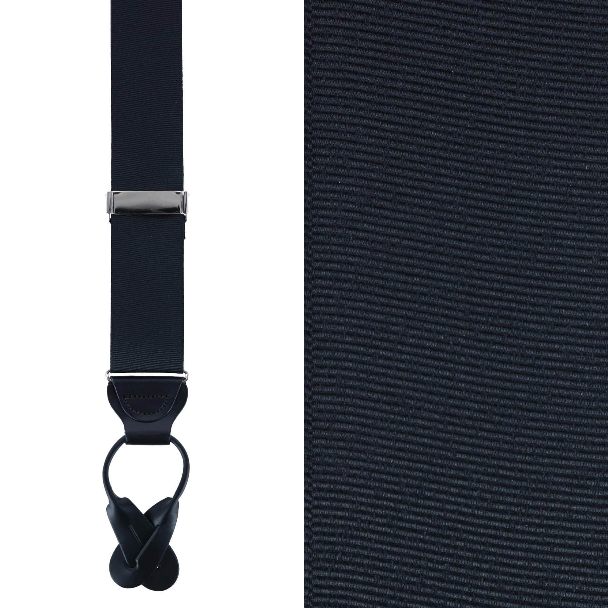 Phoenix 38mm Grosgrain Non Stretch Ribbon Button End Braces