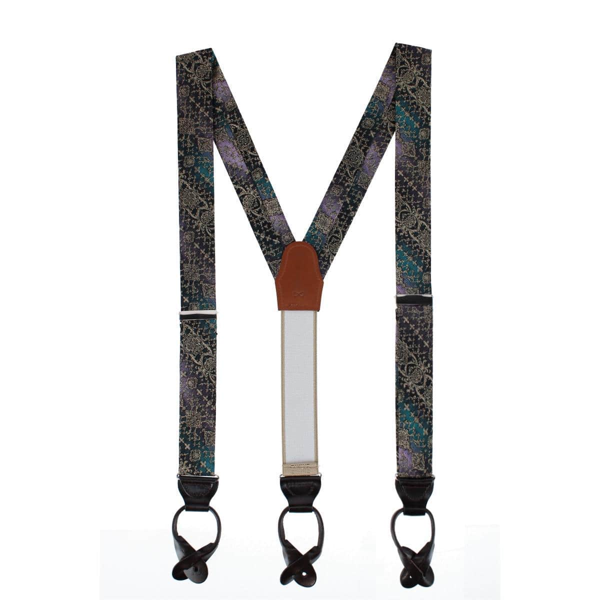 The Spellbound Brocade Silk Button End Novelty Brace - Multiple