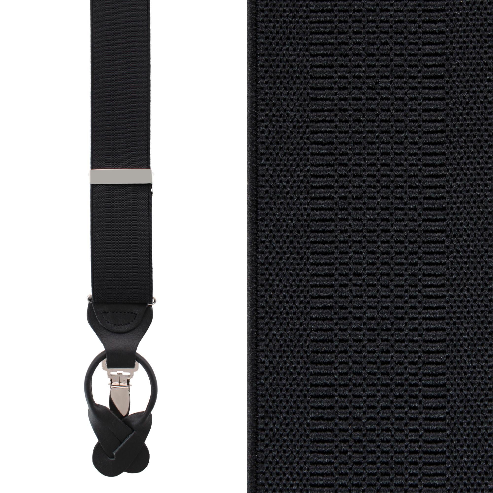 Classic Solid Convertible Braces 35mm Elastic