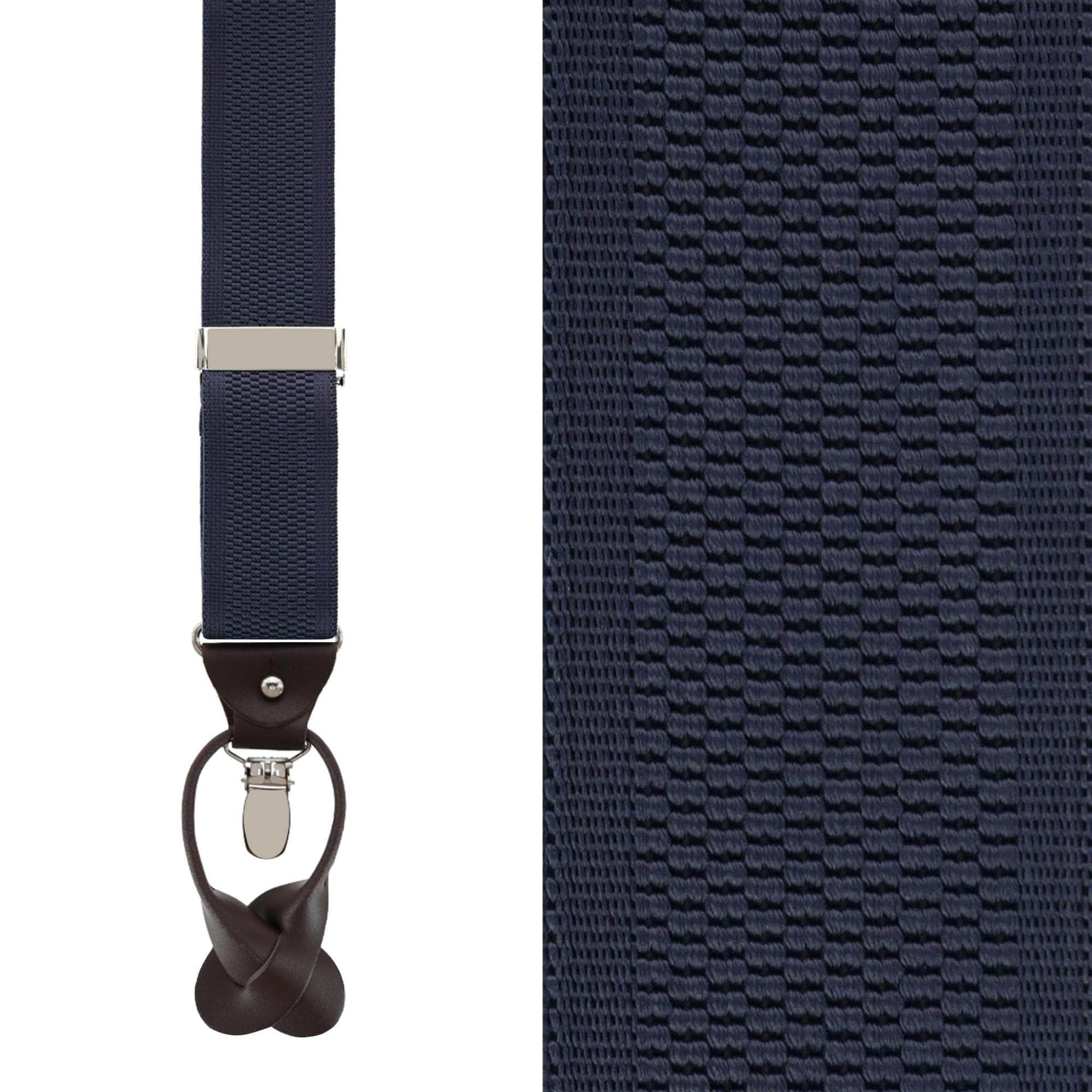 Classic Solid Color 38mm Convertible Braces by Trafalgar