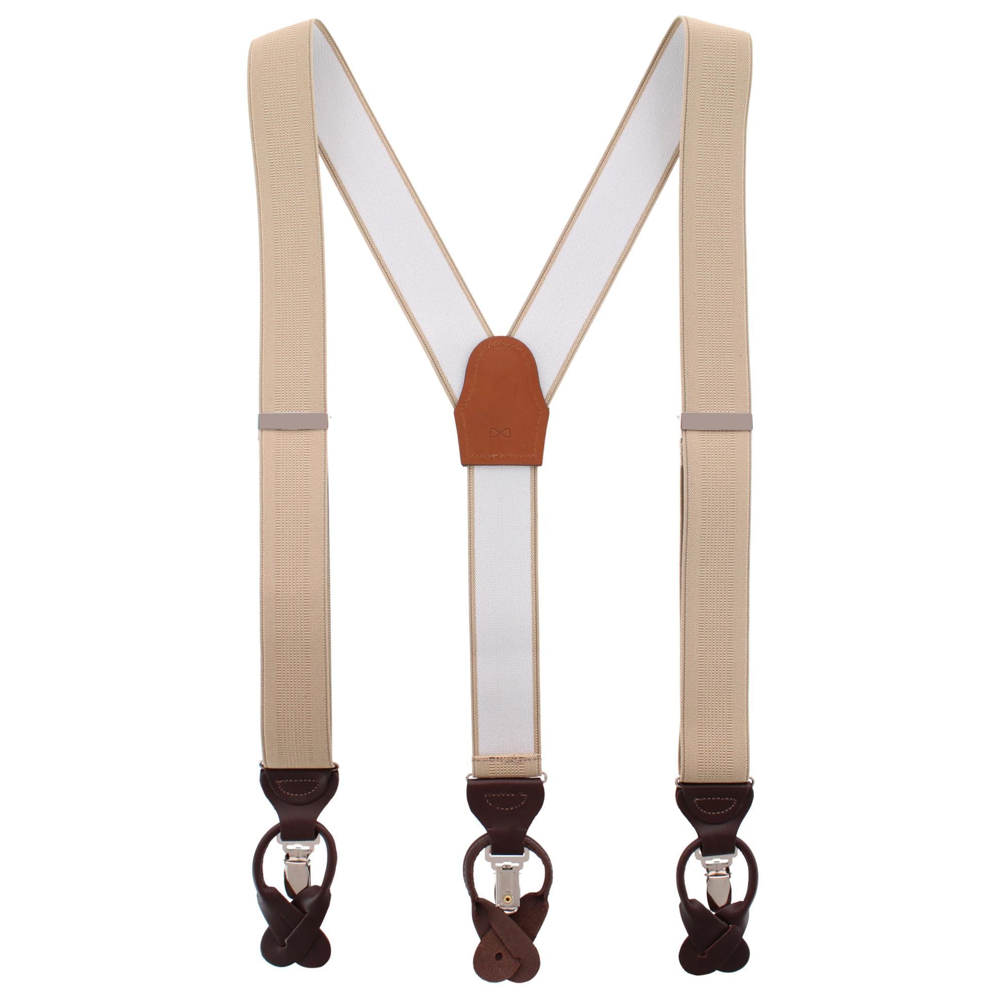 Classic Solid Color Convertible Braces 35mm Elastic