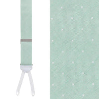 Light Green with Polka Dots