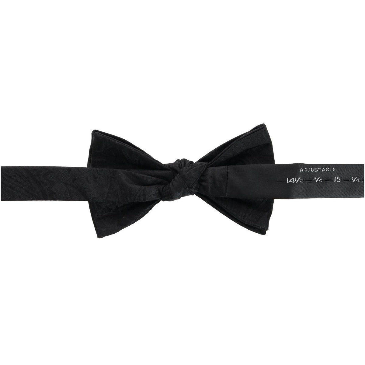 Banbury Tone on Tone Paisley Silk Braces & Bow Tie Bundle - Black