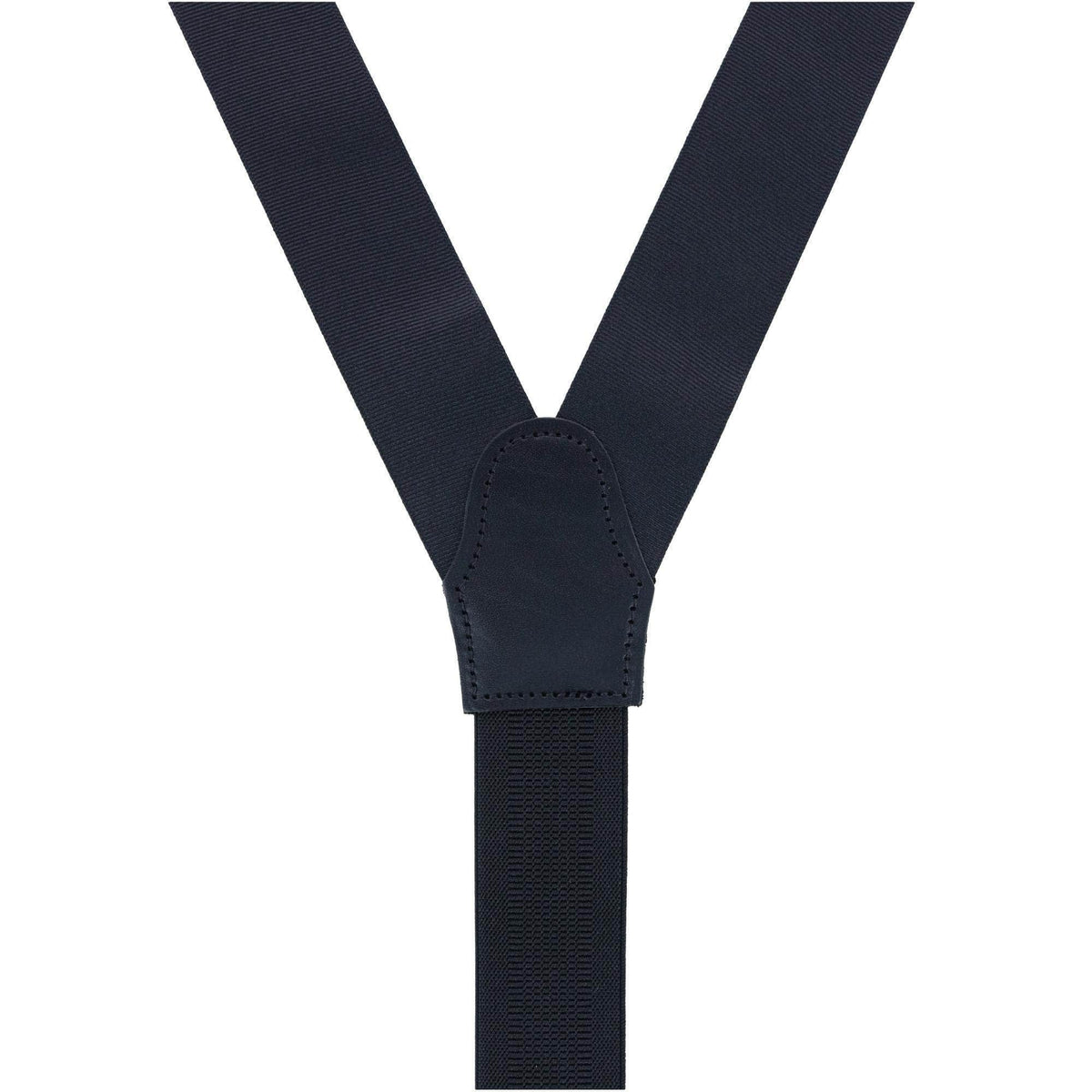 Big & Tall Phoenix Grosgrain Non Stretch Ribbon Button End Braces - Black