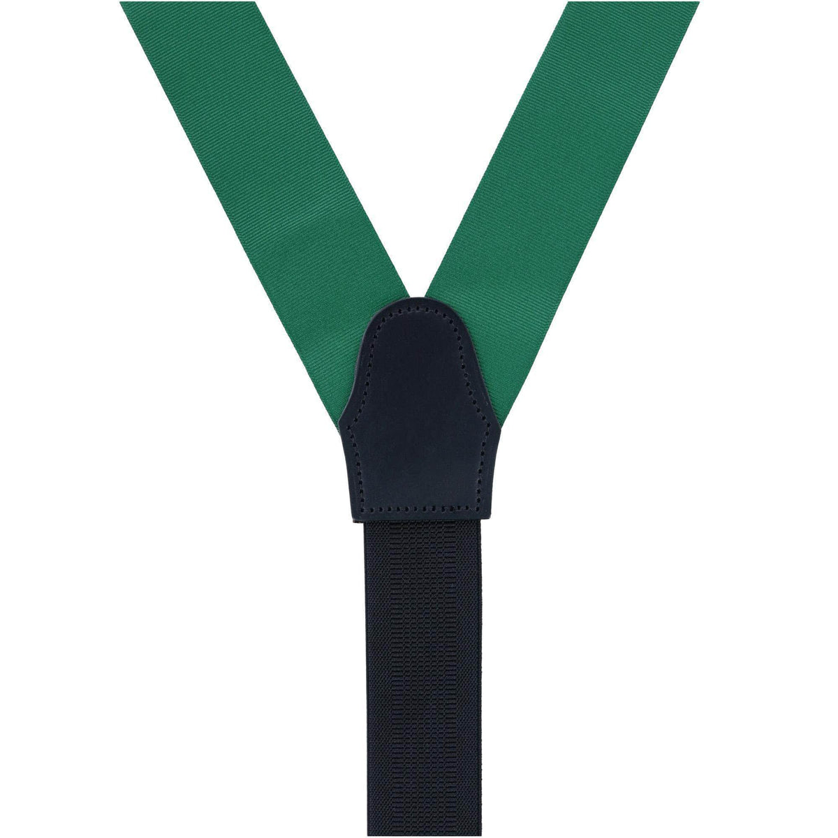 Big & Tall Phoenix Grosgrain Non Stretch Ribbon Button End Braces - Dark Green