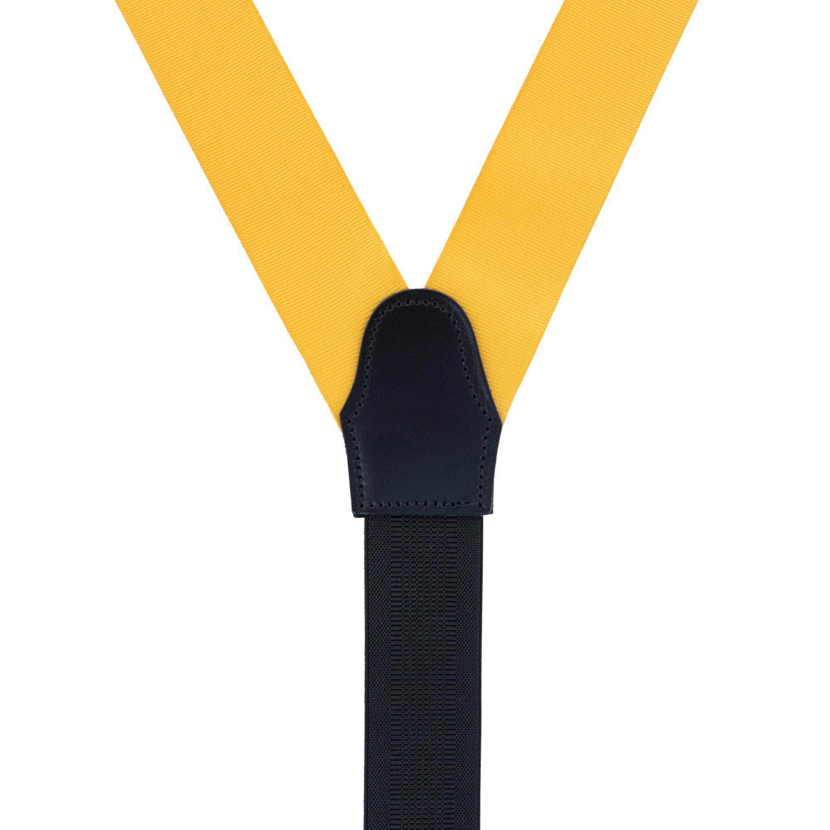 Big & Tall Phoenix Grosgrain Non Stretch Ribbon Button End Braces - Gold