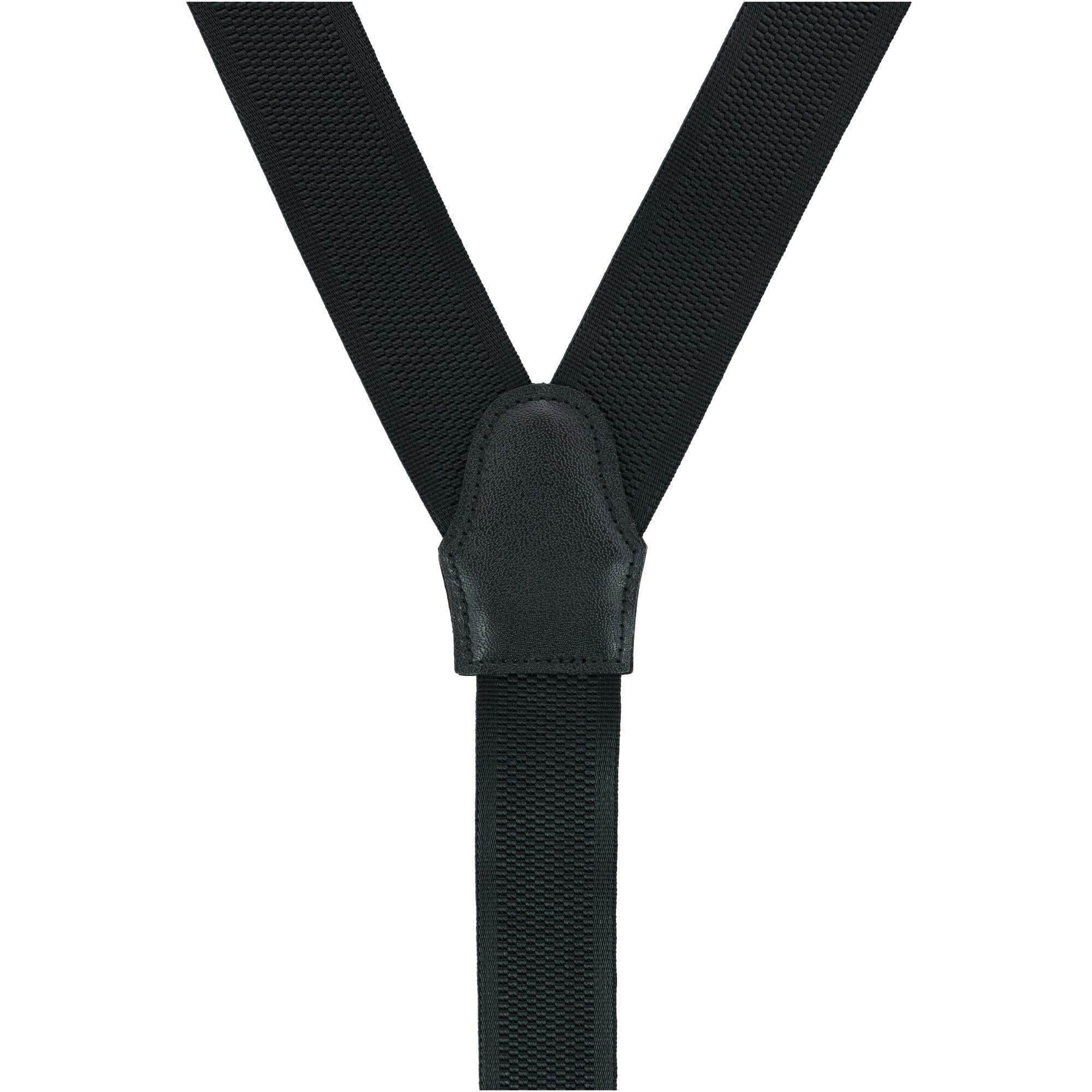 Big & Tall Classic Stretch Button End Braces - Black