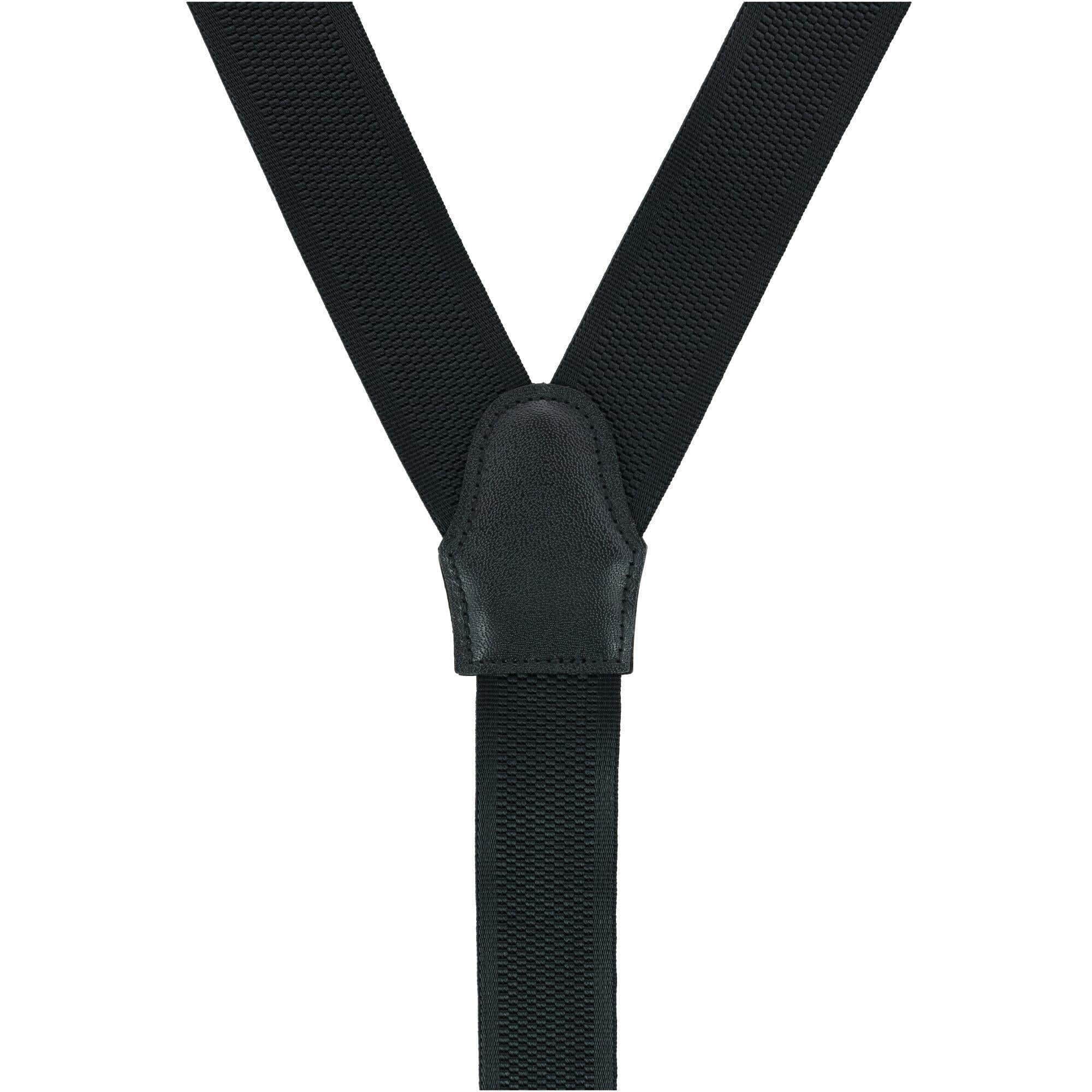 Big & Tall Classic Stretch Button End Braces - Black