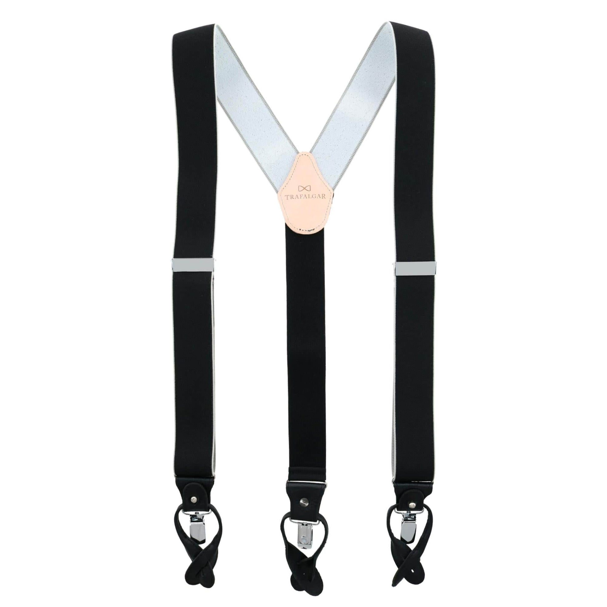 Big & Tall Maddox 35mm Convertible Braces - Black