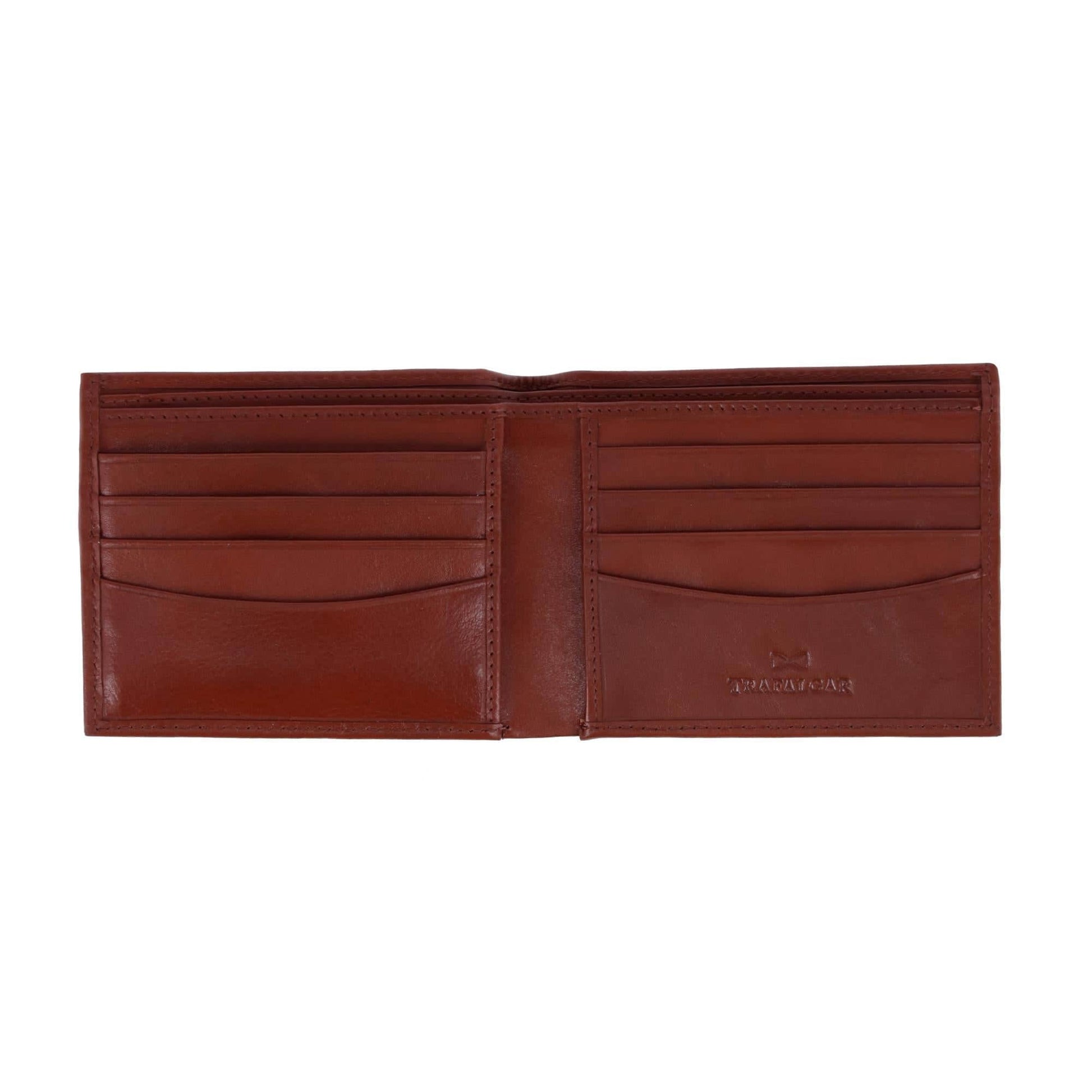 Orion Leather 8-Slot Bi-Fold Wallet with Removable ID Card Case - Tan