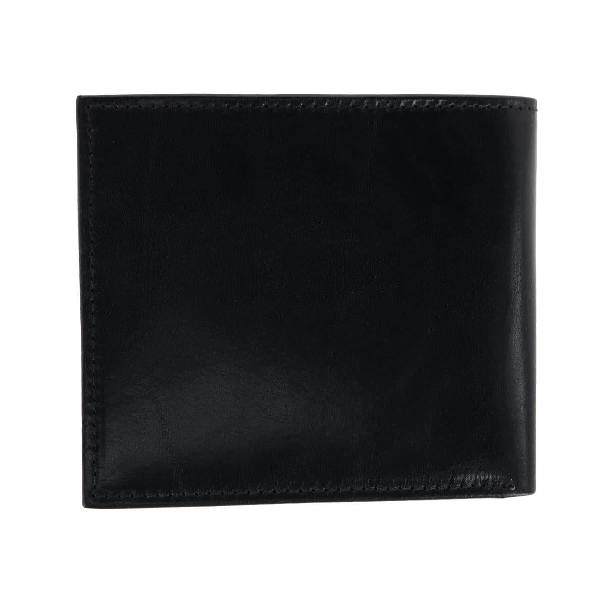 Cabot Cortina Bi-Fold Leather Wallet - Black