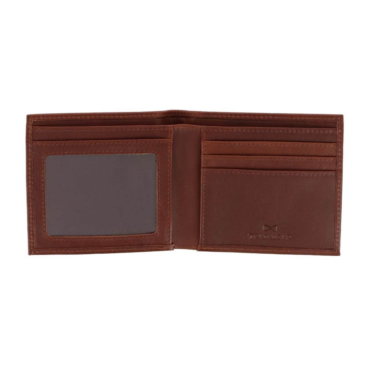 Cabot Cortina Bi-Fold Leather Wallet - Honey Maple