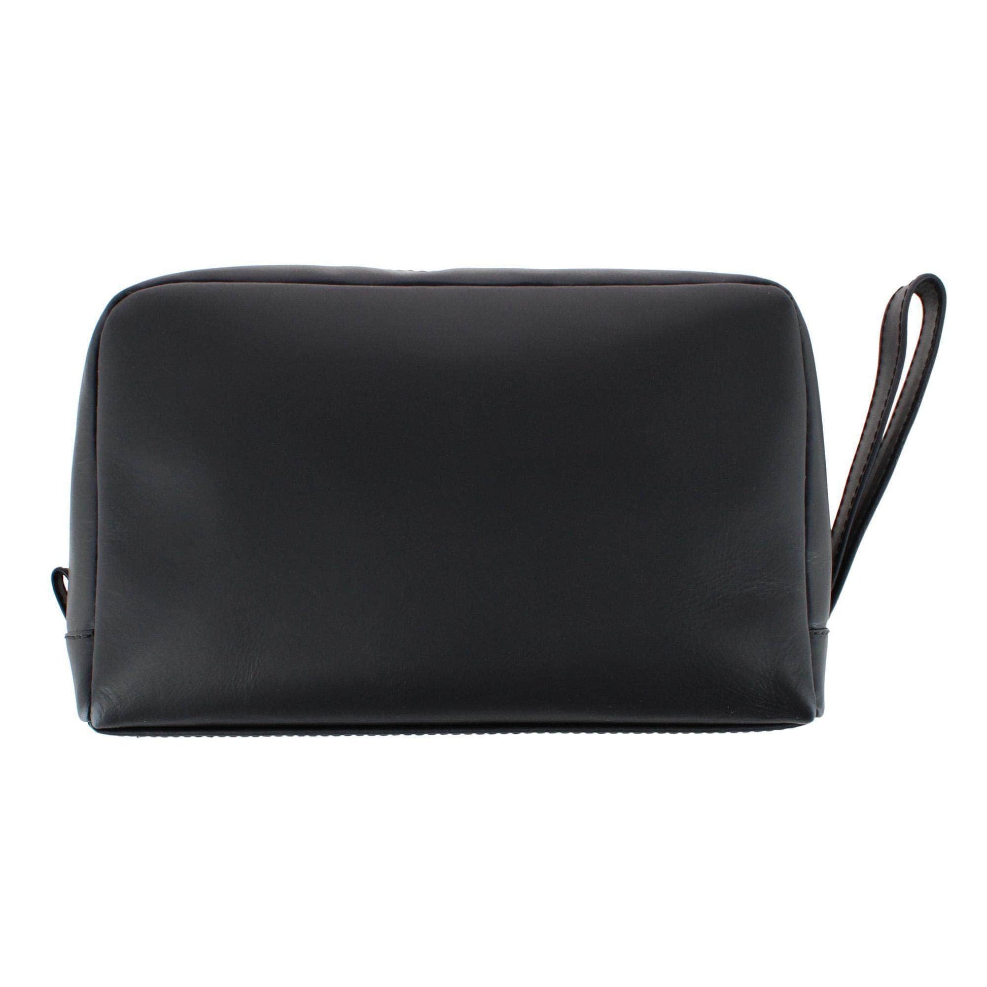 Henson Genuine Leather Travel & Personal Item Bag - Black