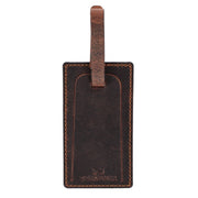 Bly Genuine Oil Tanned Leather Luggage Tag