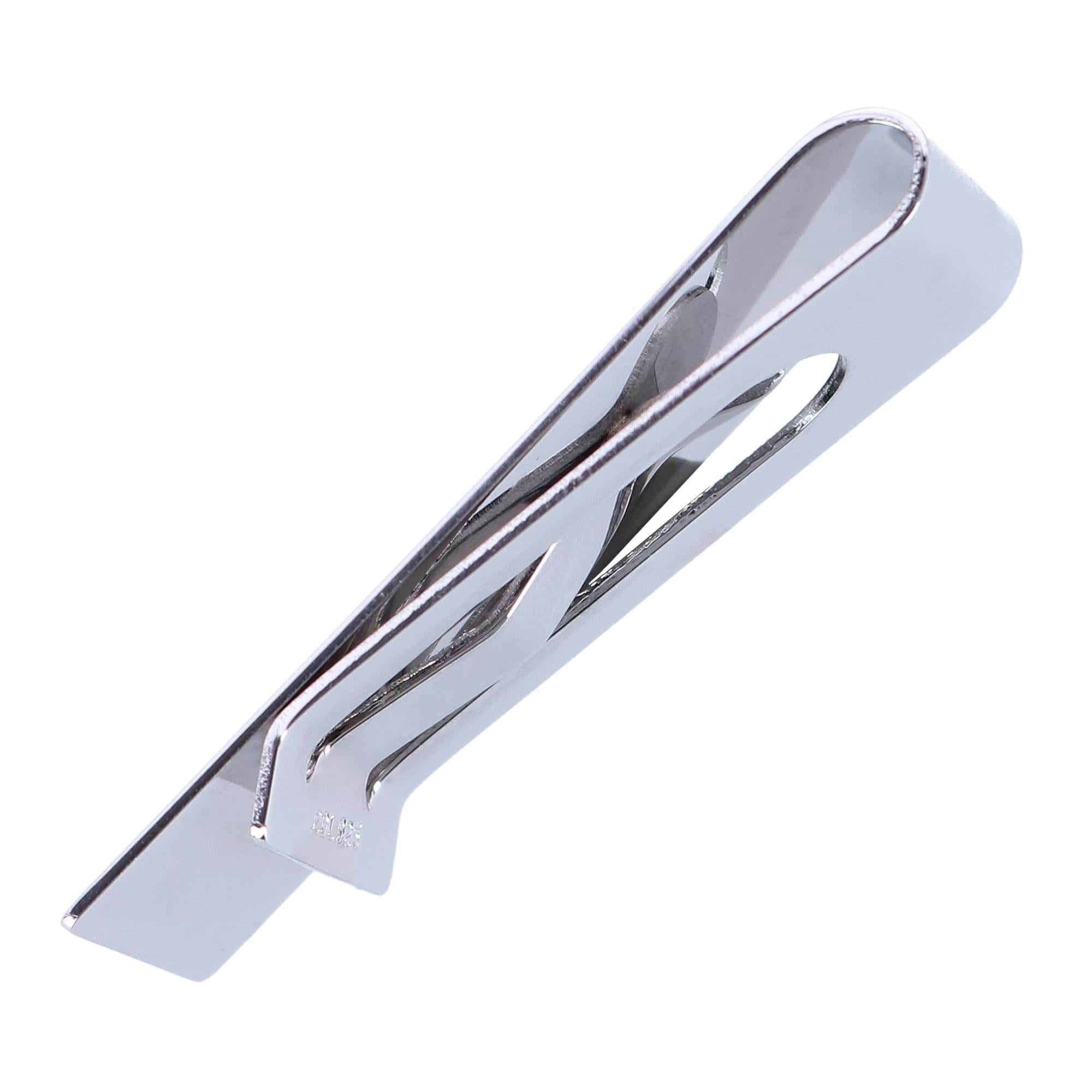 Edward 19MM Sterling Silver Plain Polished Money Clip - Sterling Silver