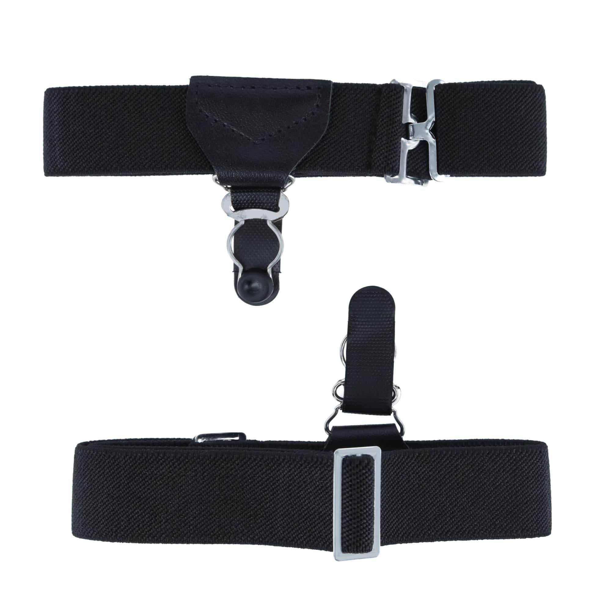 Sutton Single Grip Sock Garters (Set of 2) - Black