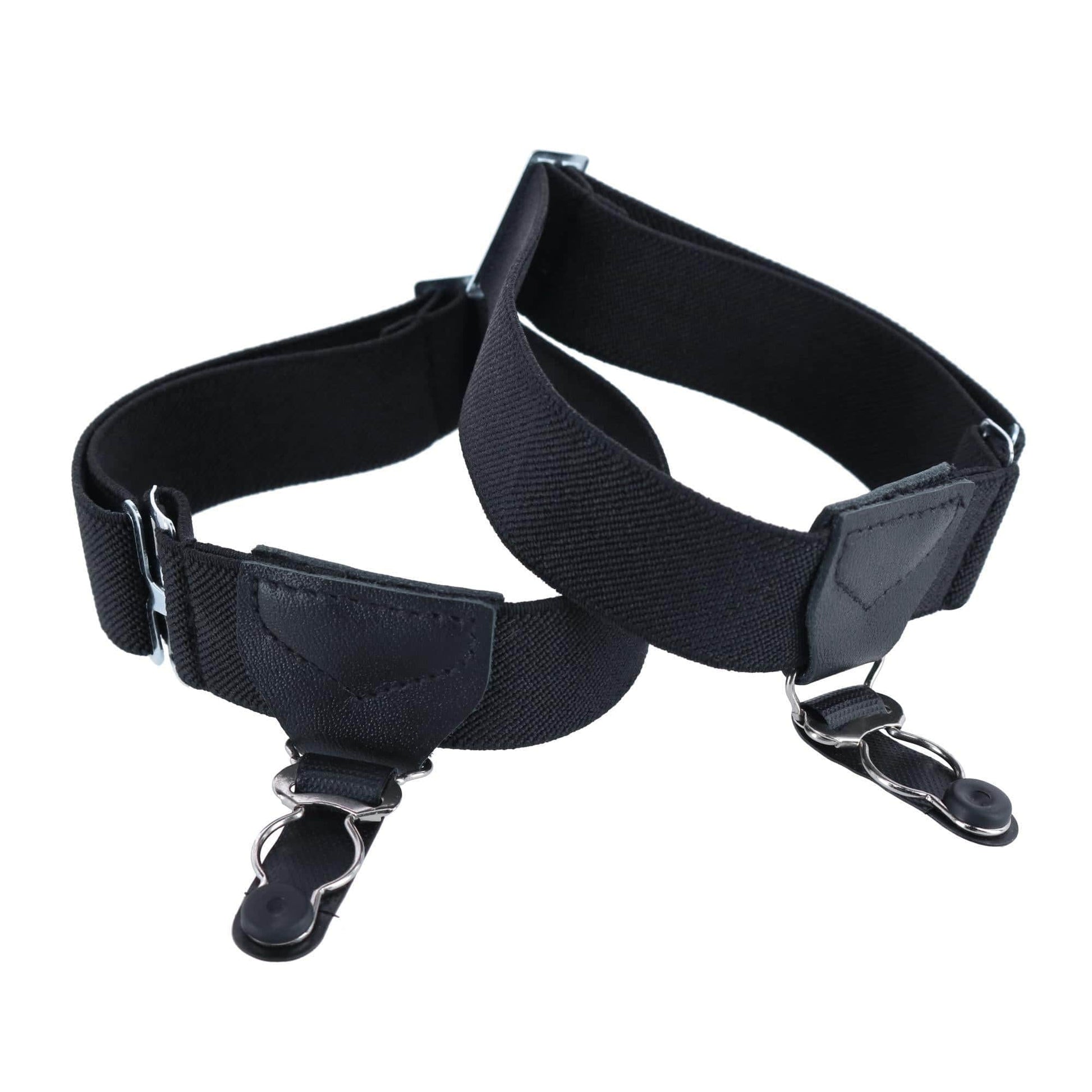 Sutton Single Grip Sock Garters (Set of 2) - Black