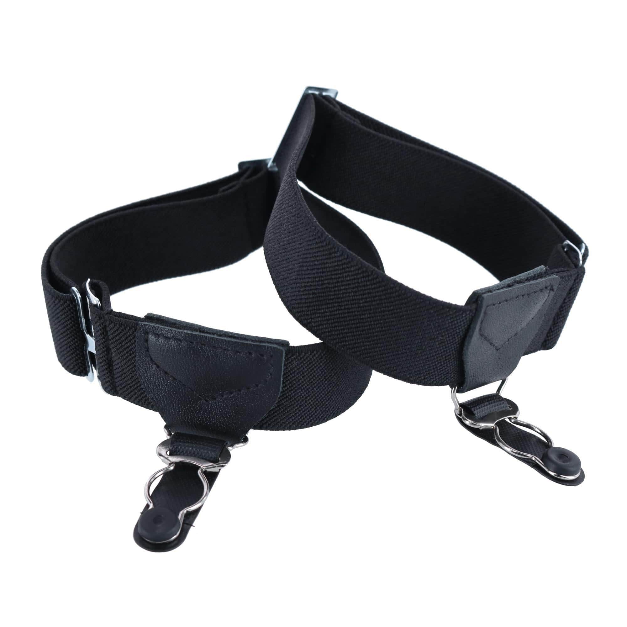 Sutton Single Grip Sock Garters (Set of 2) - Black