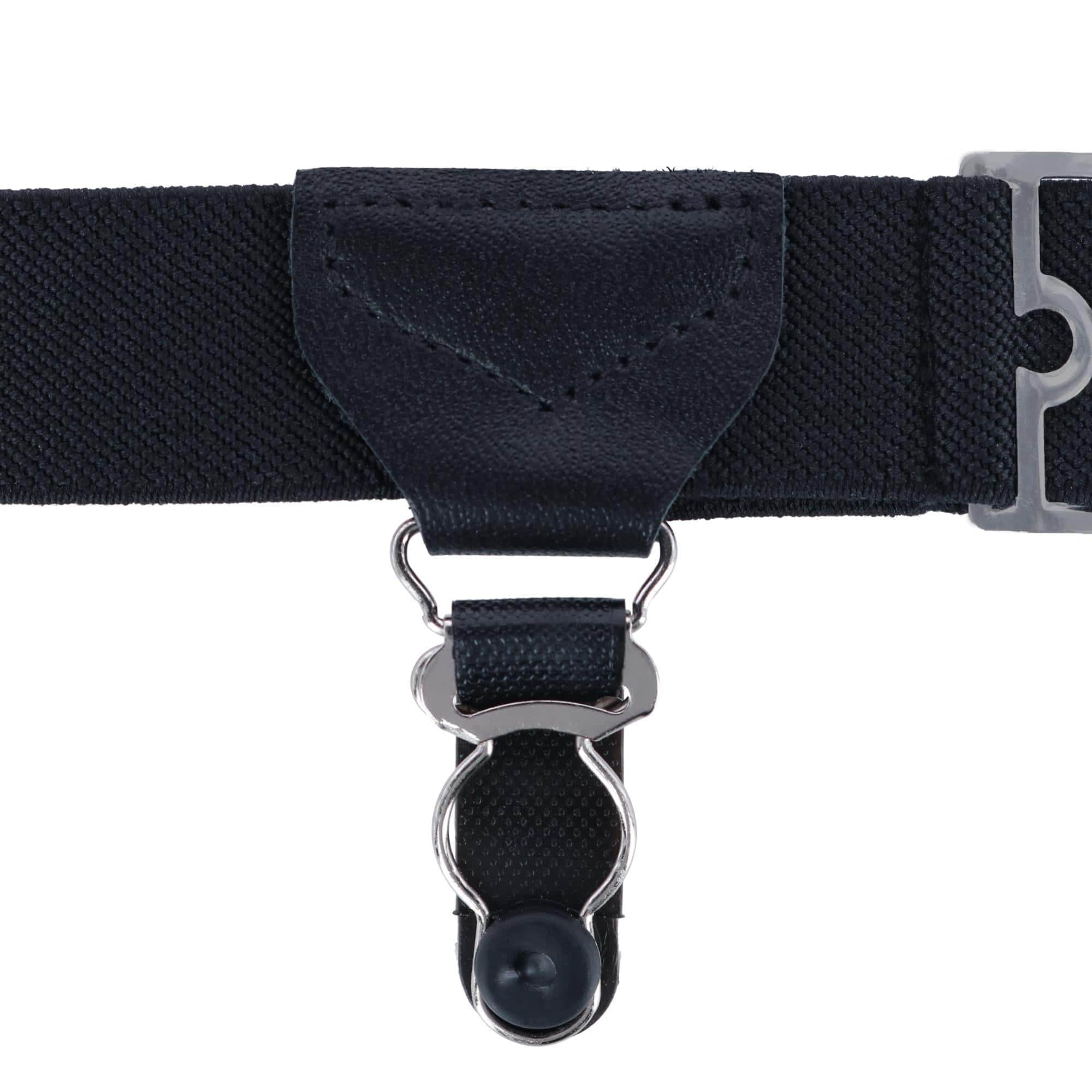 Sutton Single Grip Sock Garters (Set of 2) - Black