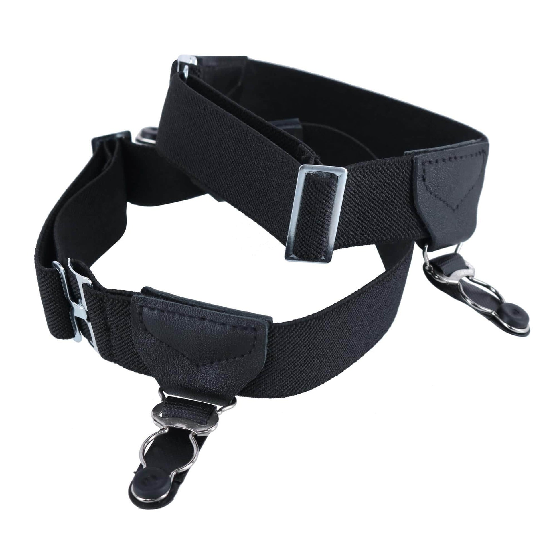 Sutton Double Grip Sock Garters (Set of 2) - Black